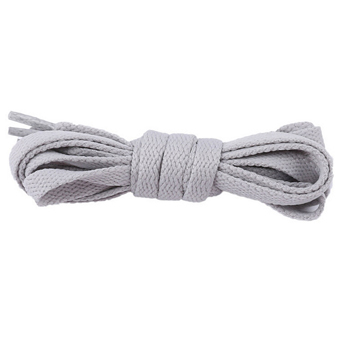 Personalized Flat Grey Shoelace for Wholesale-CB1281