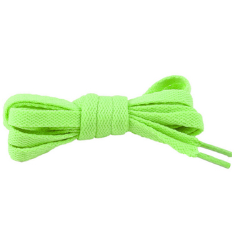 Personalized Flat Green Shoelace for Wholesale-CB12804