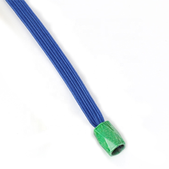 Personalized Flat Blue Cord with Metal Aglet-VB1285