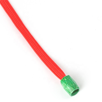 Personalized Flat Red Cord with Metal Aglet-NB1285