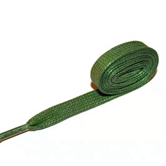 Green Flat Waxed Laces Width Waxing Flat Drawcord String-FB1214