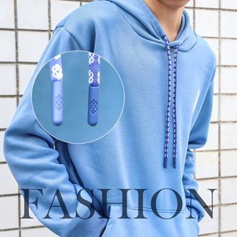 Blue Hoodie Draecords with Metal Tips-CB120