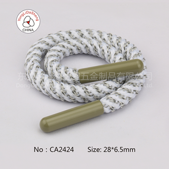 Round Shoe Lace with Grey Tips-AB150