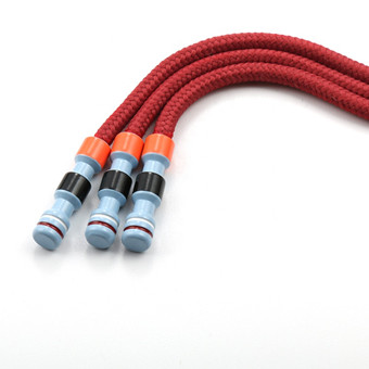 Personalized Red Round Cord with Metal Aglet-EB151