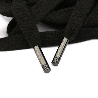 High Quality Black Rope with Metal Tippings-DB1273