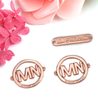 Luxury Round Metal Label with Logo-MB11