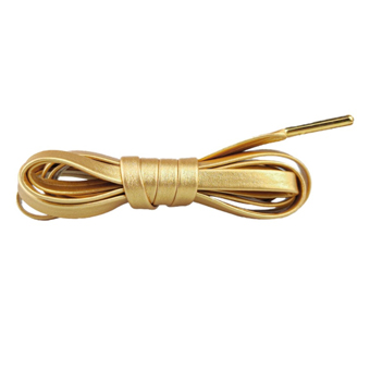 Gold Color PU Leather Shoelace-DB198