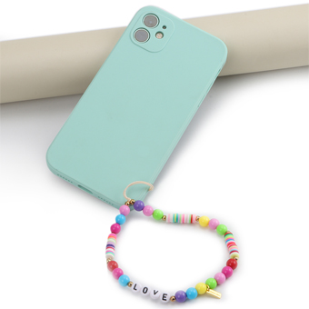 Mint Green Phone Case with Beads Brac-PC27