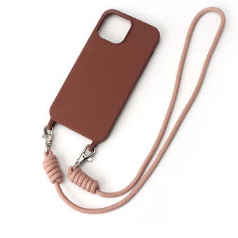 Brown Cell Phone Case with Lanyard-PB28