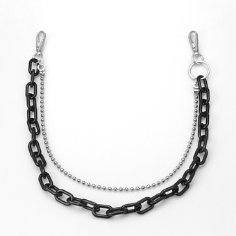 Double Layer Black Bag Chains-CH2-02
