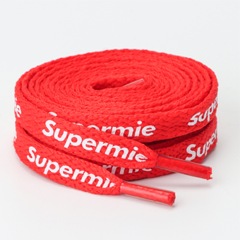 Red Polyester Shoe Laces-DB231