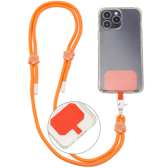 Orange Phone Lanyard Crossbody Strap-PL-2