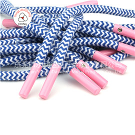 Custom Pink painted metal tips with small screw for shoelace-CA0779